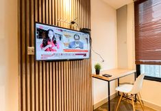 Bedroom 4 Wooden Nest 2BR Without Living Room at Apartment Evenciio Margonda By Travelio