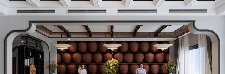 Lobi DeLaMont Sapa Hotel