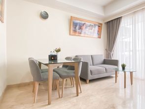 Common Space 4 2BR with Private Lift near Station at Apartment Menteng Park By Travelio