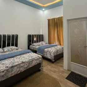 Bedroom 1 Rahayu Cabin Villa, Curug Semawur Hotels