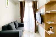 Lobi Best Homey and Cozy 1BR at 25th Floor Vasanta Innopark Apartment By Travelio