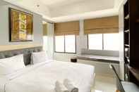 Kamar Tidur Comfort Stay and Stylish Studio at Pollux Chadstone Apartment By Travelio