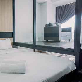 Bedroom 1 Homey and Wonderful Studio The Smith Alam Sutera Apartment By Travelio, South Tangerang Hotels