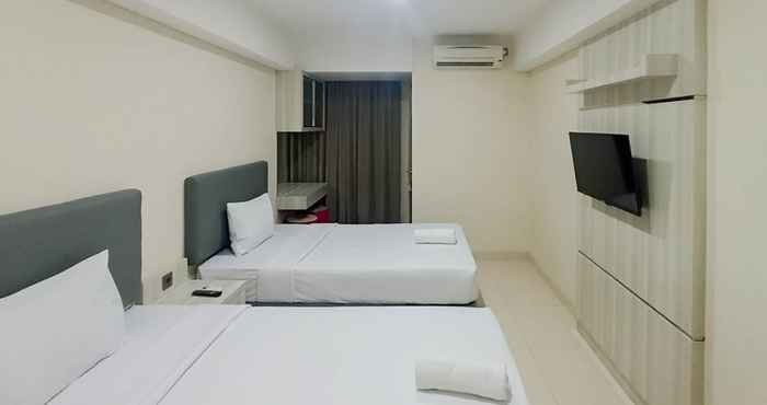Bedroom Comfy and Best Deal Studio Apartment Warhol (W/R) Residences By Travelio