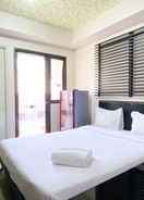 BEDROOM Cozy and Good Studio at Metropark Condominium Jababeka Apartment By Travelio