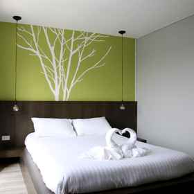 Bedroom 1 L Residence Ngamwongwan, Hotel Universitas Kasetsart