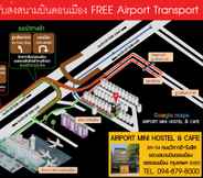 ห้องนอน 3 Airport Mini Hostel