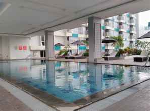 Kolam Renang 4 Comfy Living 2BR at H Residence By Travelio