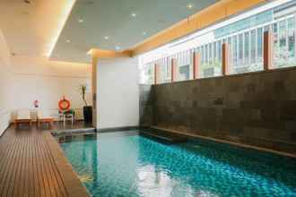 Swimming Pool 4 Homey and Suite 3BR Kemang Village Apartment By Travelio