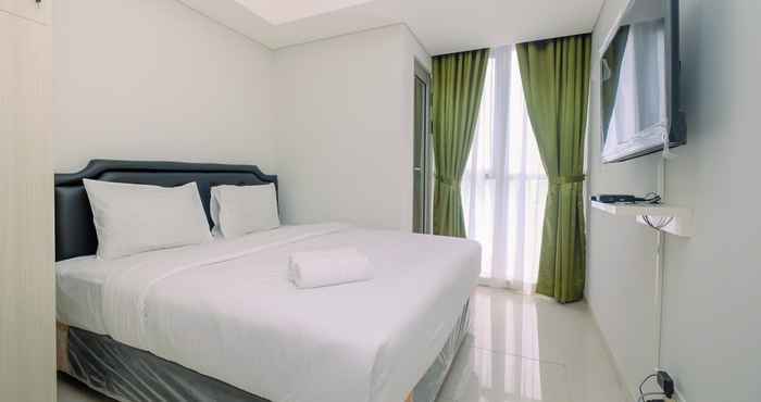 Bilik Tidur Cozy 1BR Apartment at Gold Coast near PIK By Travelio