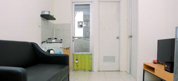 Lobby 5 Minimalist and Affordable 2BR Apartment at Gading Nias Residence By Travelio