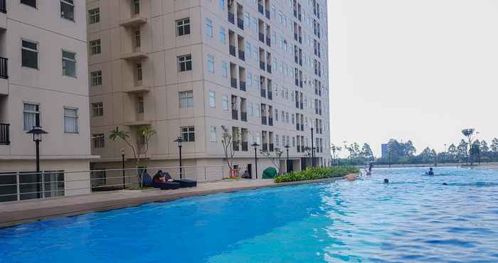 Swimming Pool Cozy 2BR Apartment for 4 Pax at Ayodhya Residences By Travelio