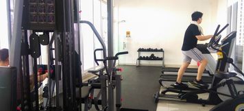 Fitness Center 2 Deluxe 3BR Apartment at Springhill Terrace Residence By Travelio