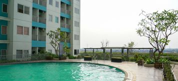Swimming Pool 2 The Nest Puri Studio Room Apartment By Travelio