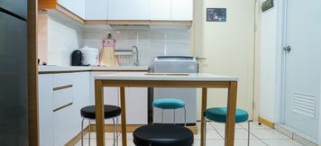 Lobby 4 2BR With Highest Value Apartment at M-Town Residence By Travelio
