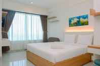 Bilik Tidur Studio Simple Apartment at Grand Kamala Lagoon By Travelio