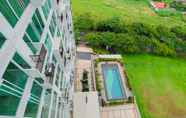 Swimming Pool 3 1BR Furnished Tree Park Apartment BSD By Travelio