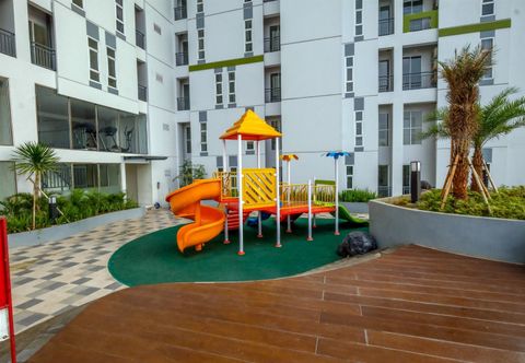 Lobby Studio Modern Akasa Pure Living BSD Apartment By Travelio