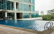 Swimming Pool 3 Studio Great Location Brooklyn Alam Sutera Apartment By Travelio