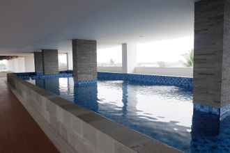 Swimming Pool 4 Studio Room Simple at Poris 88 Apartment By Travelio