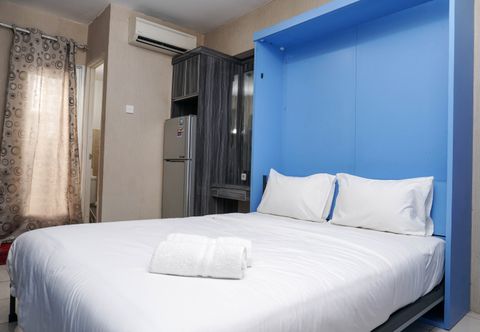 침실 Best Studio Green Bay Pluit Apartment By Travelio
