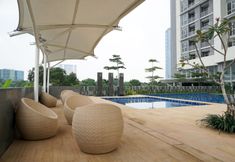 Lobby 2 Homey Studio Ciputra Internasional Apartment By Travelio
