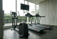 Fitness Center 3 Homey Studio Ciputra Internasional Apartment By Travelio