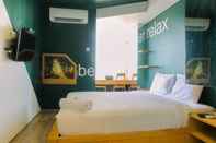 Bedroom Studio Compact and Artsy at Cinere Bellevue Apartment By Travelio