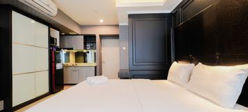卧室 5 Fabulous Studio Room Apartment at Grand Kamala Lagoon By Travelio