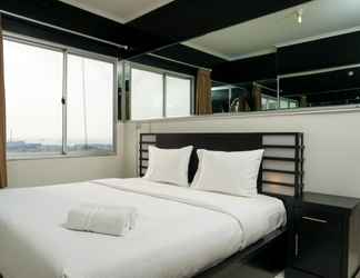 Bedroom 2 2BR + 1 Study Room Cozy Apartment Seaview at Mediterania Marina Ancol By Travelio