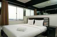 Bedroom 2BR + 1 Study Room Cozy Apartment Seaview at Mediterania Marina Ancol By Travelio