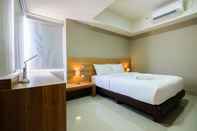 Bedroom Minimalist 1BR Mustika Golf Apartment By Travelio