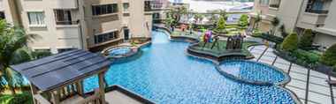 Swimming Pool 2 2BR Comfortable at Sky Terrace Apartment By Travelio