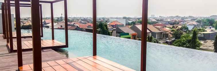 Lobby Studio City View Apartment @ Grand Kamala Lagoon By Travelio