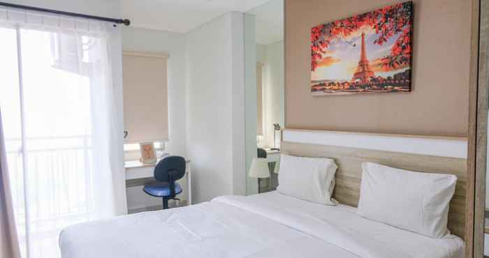 ห้องนอน Studio Cozy Apartment @ Springwood Residence By Travelio