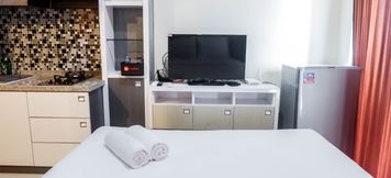 Bedroom 6 Studio Relaxing Apartment at Tamansari Papilio By Travelio