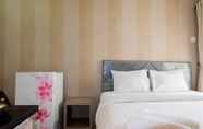 Bedroom 2 Comfortable Furnished Studio Green Pramuka City Apartment By Travelio