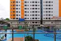 Exterior Comfortable Furnished Studio Green Pramuka City Apartment By Travelio