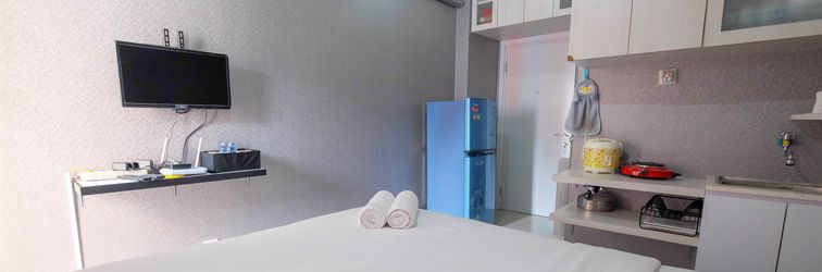 Lobi Homey Studio Green Pramuka Apartment By Travelio