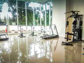 Fitness Center 4 2BR with Sofa Bed at Apartment Woodland Park Residence By Travelio