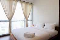 Bedroom 1BR Luxurious at Marigold Nava Park Apartment By Travelio