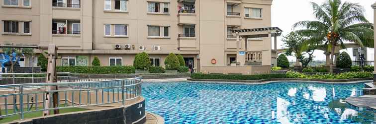 Sảnh chờ 3BR Exclusive Sea View Ancol Mediterania Apartment By Travelio