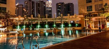 Swimming Pool 3 2BR Homey Casa Grande Residence By Travelio