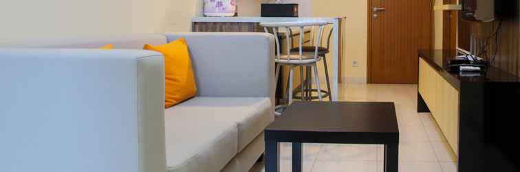 Lobi Cool 1BR with Sofa Bed @ Cinere Bellevue Apartment By Travelio