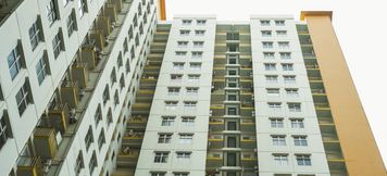 外部的 5 2BR Modern With City View @ Pancoran Riverside Apartment By Travelio