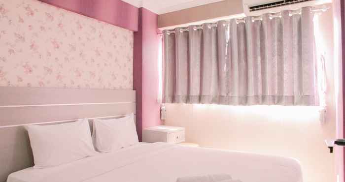 Bedroom 2BR Comfortable Apartment at Sentra Timur Residence By Travelio