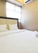 BEDROOM 2BR Homey and Comfy at Kalibata City Apartment By Travelio