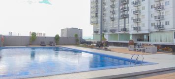 Swimming Pool 3 Studio Spacious Room @ Park View Condominium Apartment By Travelio