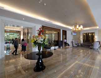 Lobby 2 2BR Luxurious with Private Lift at Menteng Park Apartment By Travelio