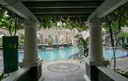Swimming Pool 4 2BR Classic and Warm Gading Mediterania Apartment By Travelio
